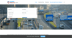Desktop Screenshot of europebuspass.com